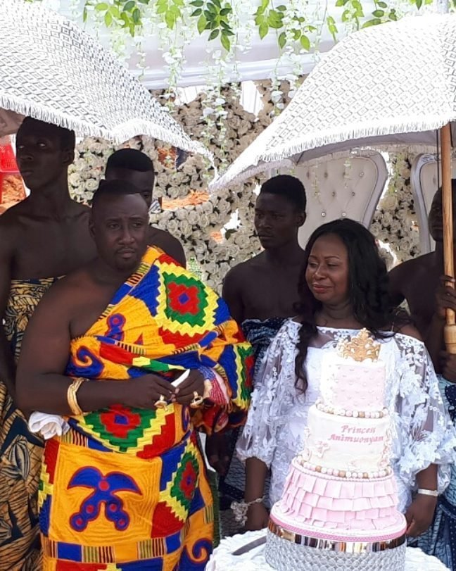 Gifty Anti And Husband Outdoor Their Royal Baby (Photos)