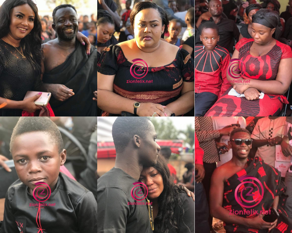 (Photos) See All The Stars At Maame Serwaa’s Mum’s Funeral
