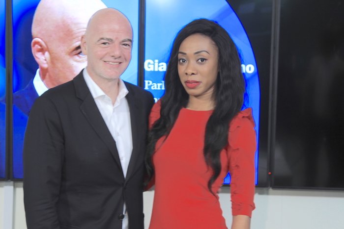 Juliet Bawuah interviews FIFA President Gianni Infantino