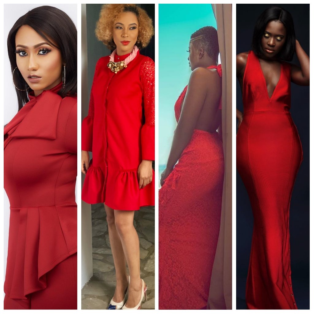 Photos: 8 Ghanaian Celebrities Who Nailed Val’s Day In Red