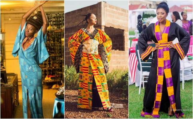 Selly Galley, Deborah Vanessa And Hamamat Montia Rocking In Kimonos