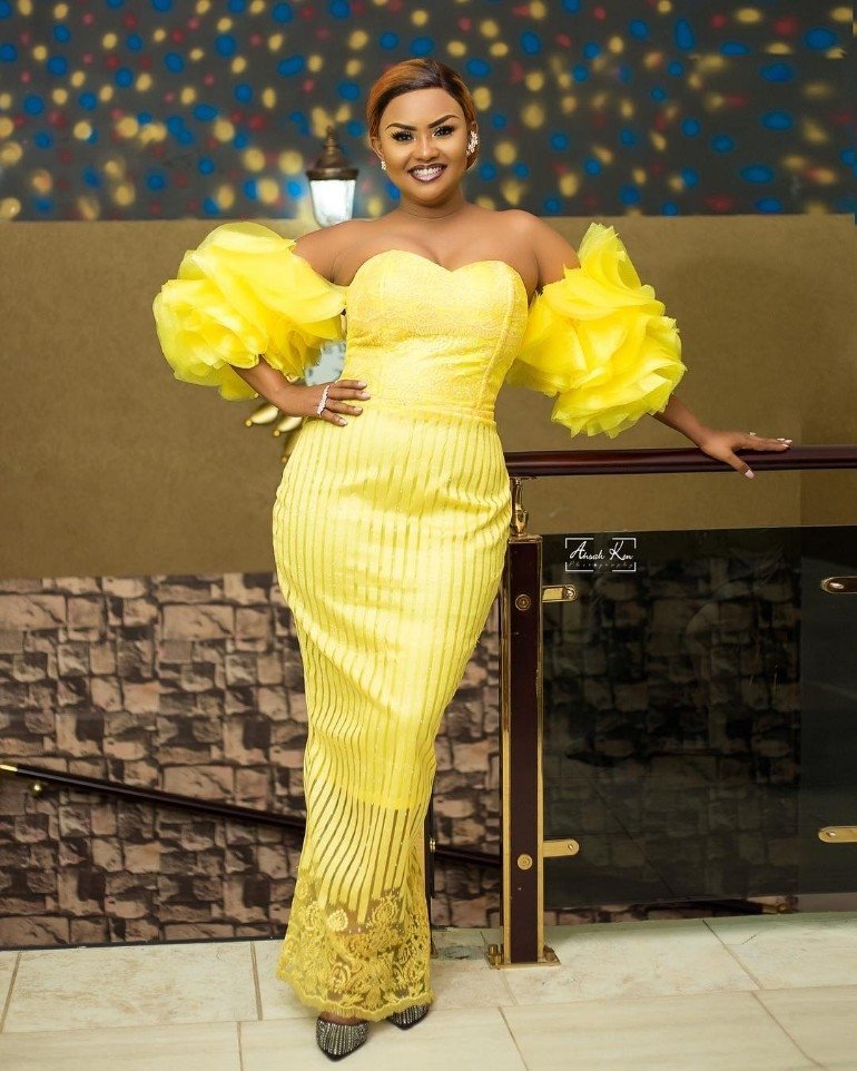 Nana Ama McBrown In Yellow Is Breathtaking