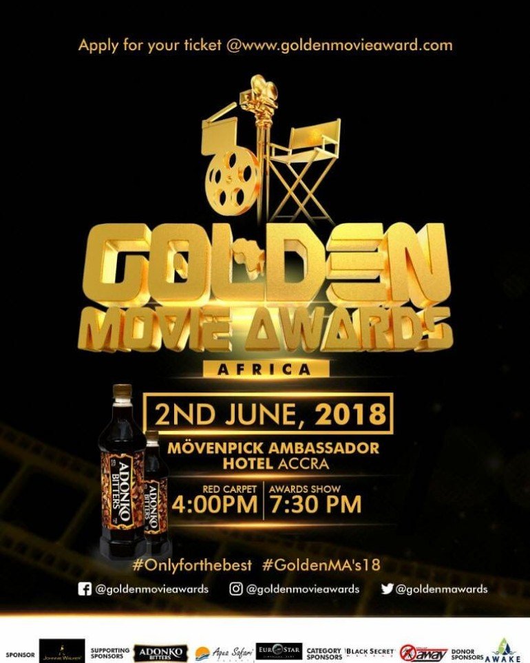 2018 Golden Movies Award Africa — Full Nominees List Released