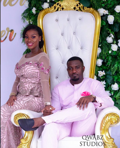 Photos Of John Dumelo And Bride At Traditional Wedding Ceremony