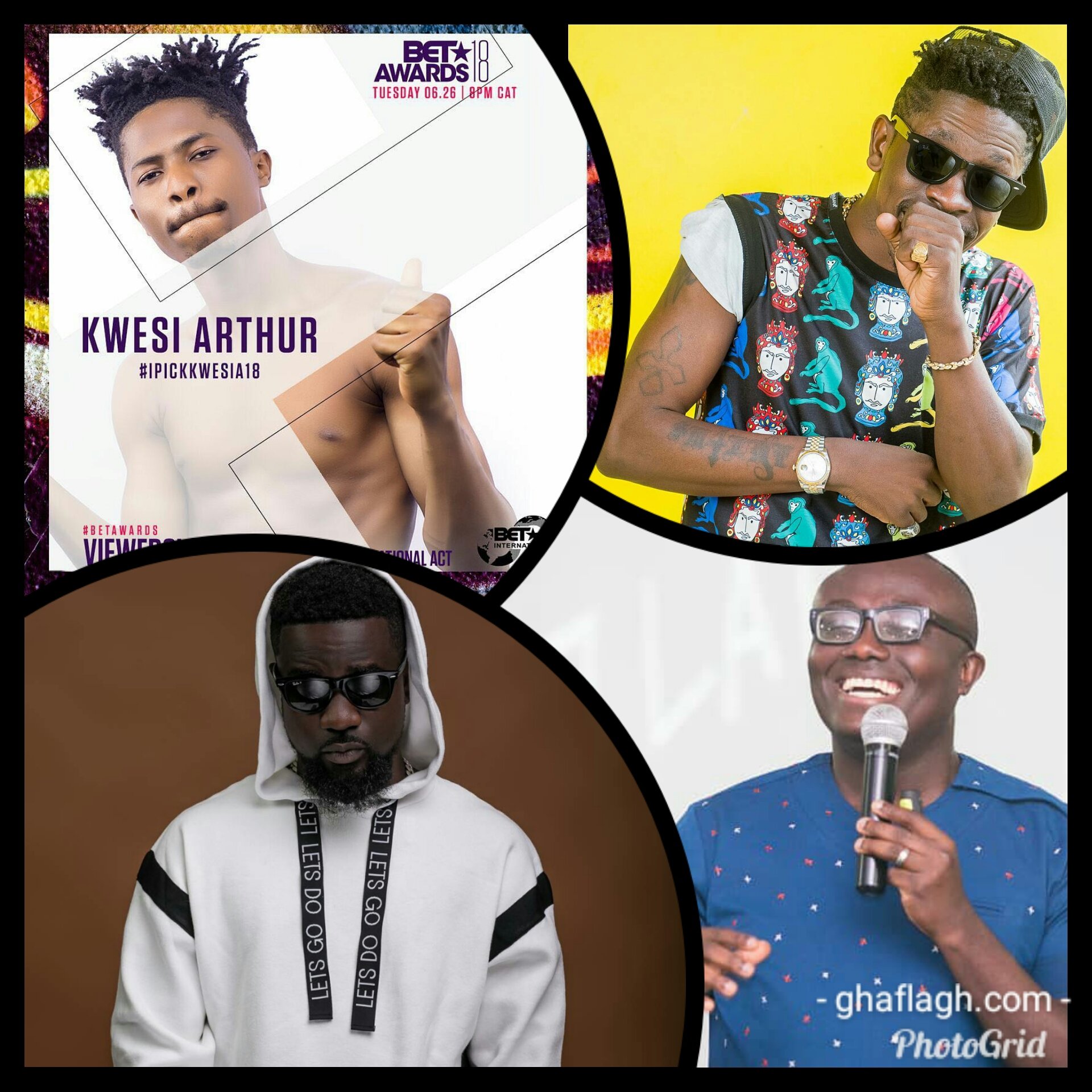 Sarkodie, Bola Ray, Shatta Wale React To Kwesi Arthur’s BET Nomination