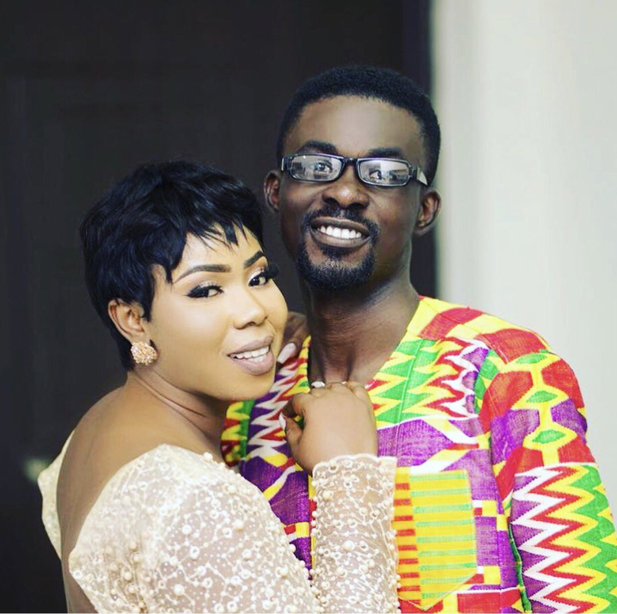 Nana Appiah Mensah Celebrates Wife