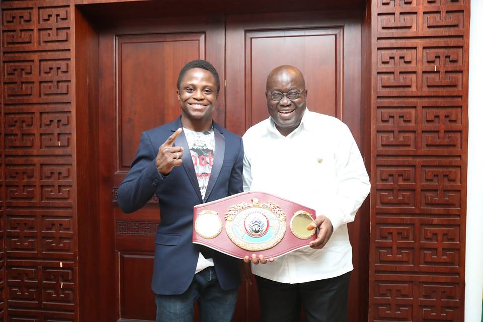 President Akufo-Addo Hails Isaac ‘Royal Storm’ Dogboe After Title Defence