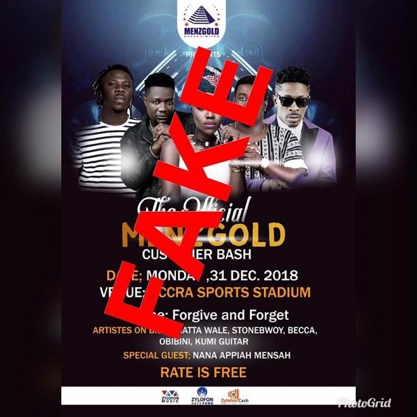 Menzgold Slams Fake Posters Of ‘Customer Bash’