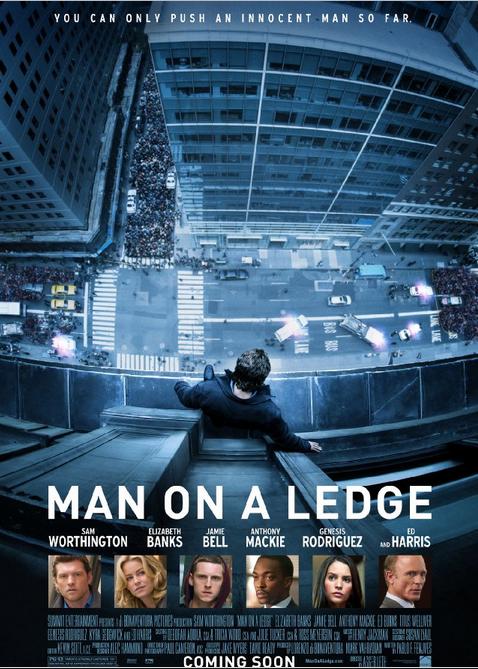 man on a ledge