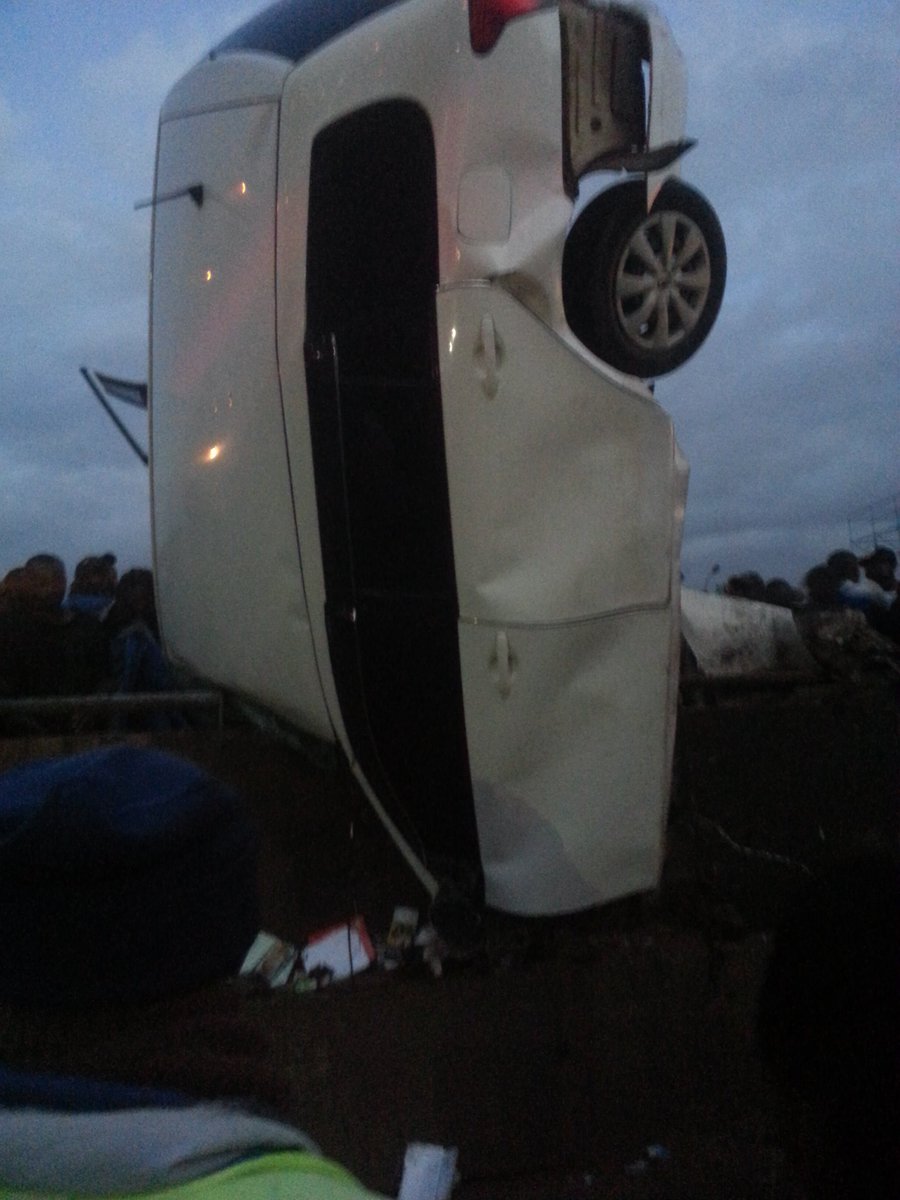 Horror On Thika Road As A Car Causes The Freakiest Accident Ever ...