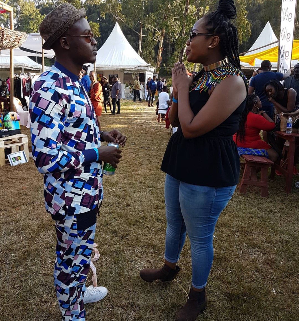 blankets and wine