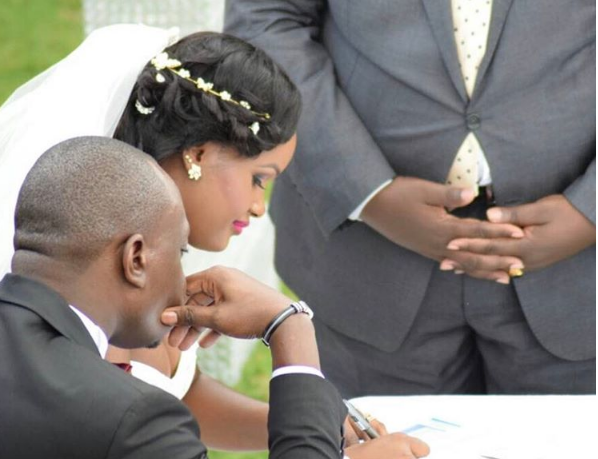 This is how Ken Mijungu and his new bride are spending their honeymoon