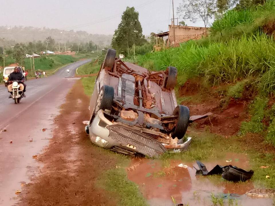 Hours after the late Ayeiya was laid to rest, renown musician comes close to death as he traveled back to Nairobi from kisii