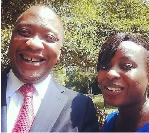 This is what president Uhuru did to Jacque Maribe in public that has left everyone questioning their relationship