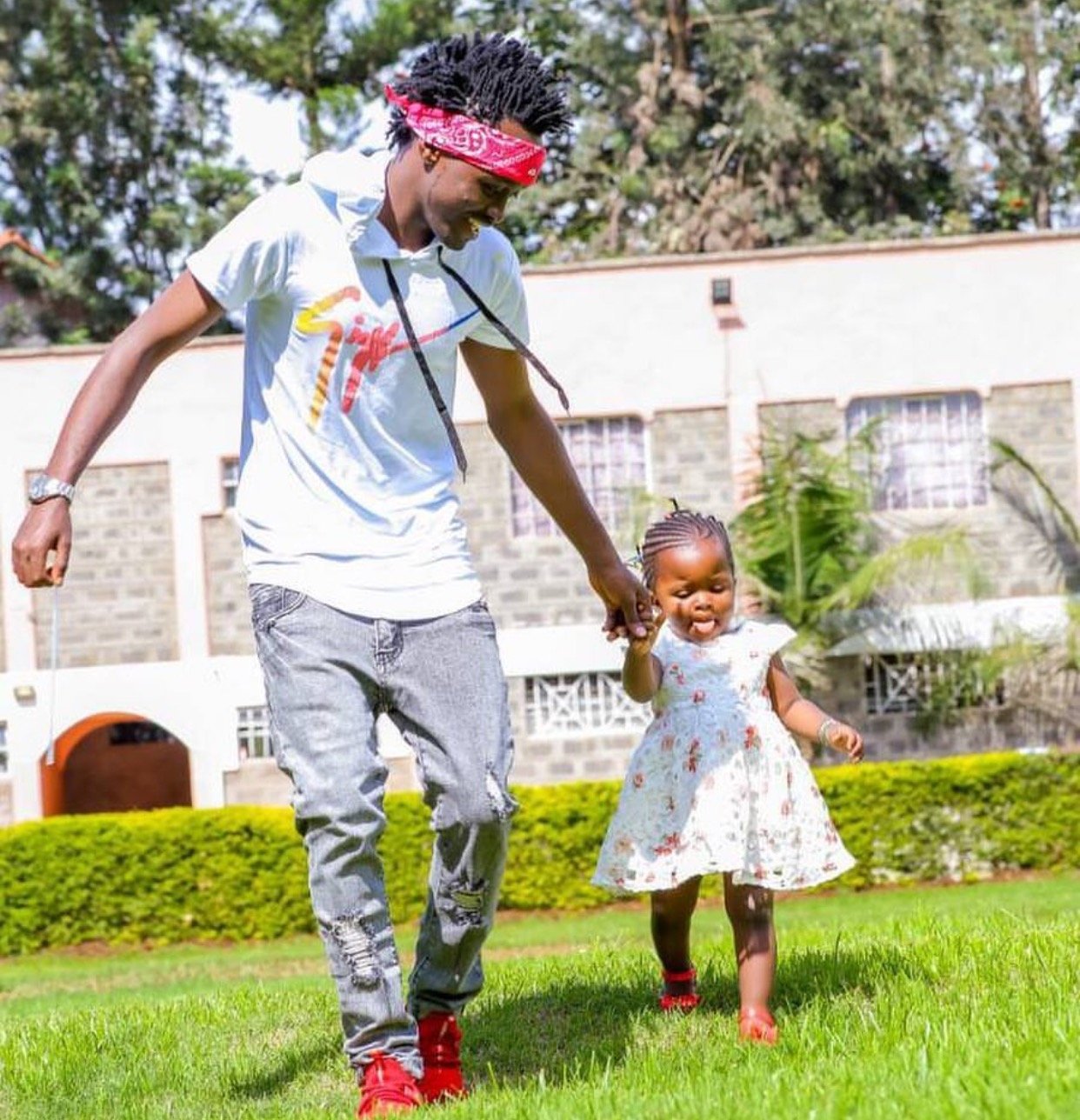 Bahati’s girlfriend attacked by his baby mama’s friend after sharing a photo of the little girl