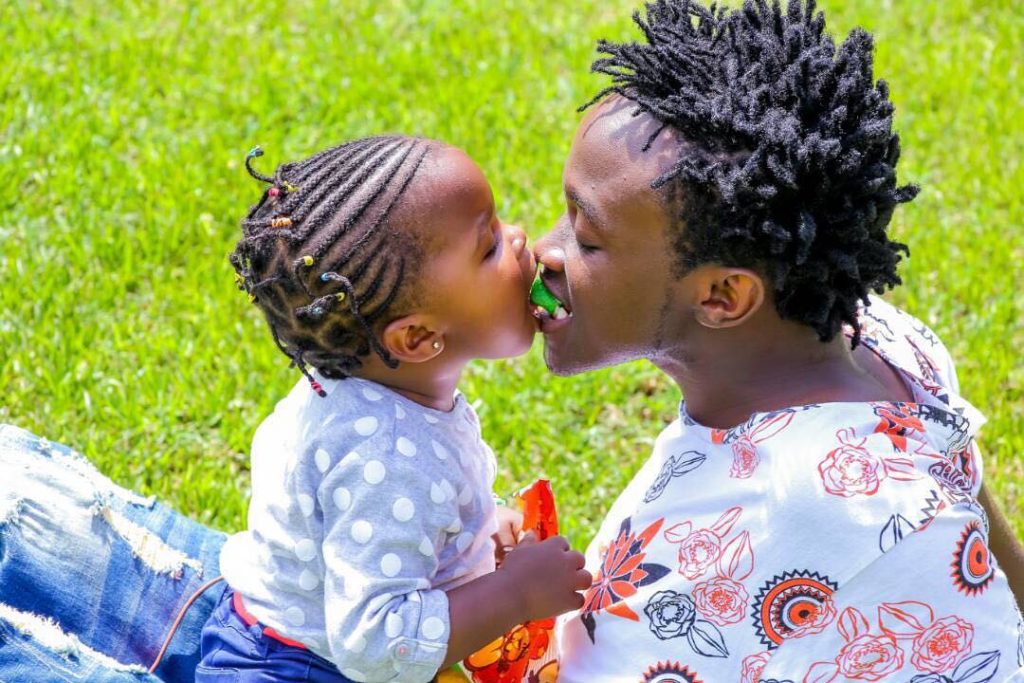 “Where is your biological daughter?” Fans question Bahati after taking a vacation with his fiancé and son