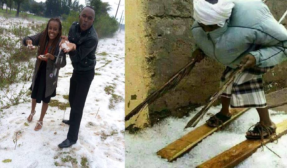 Popular Tour company starts cashing in on Nyahururu snow (Photos)