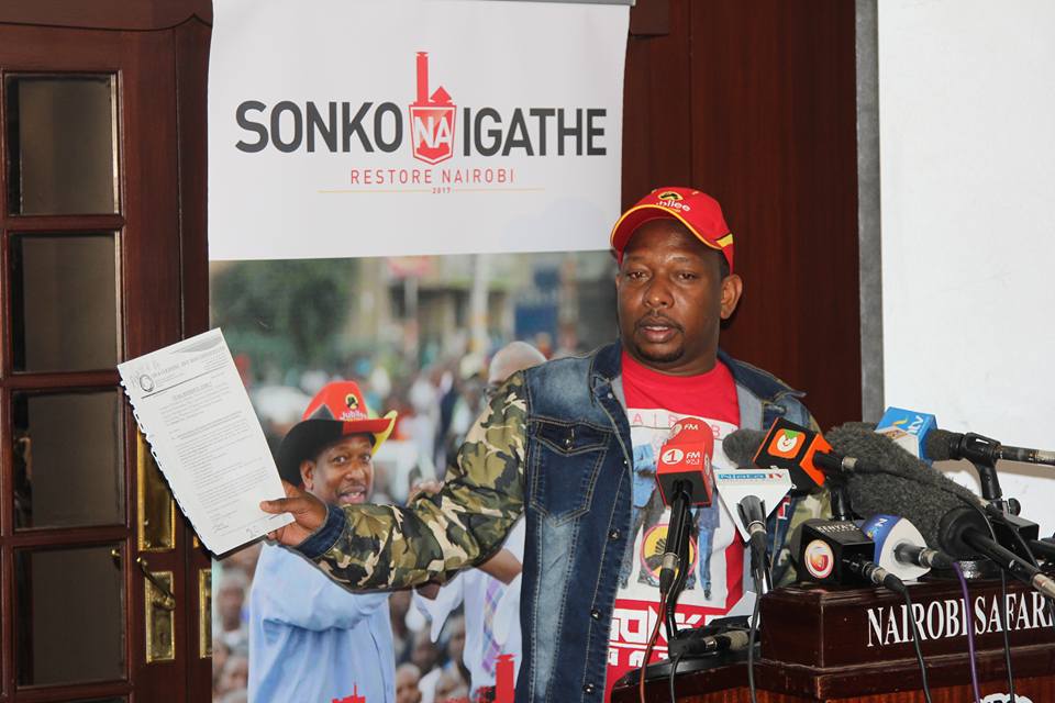 Sonko ruthlessly tears journalist apart during a press conference (Video)