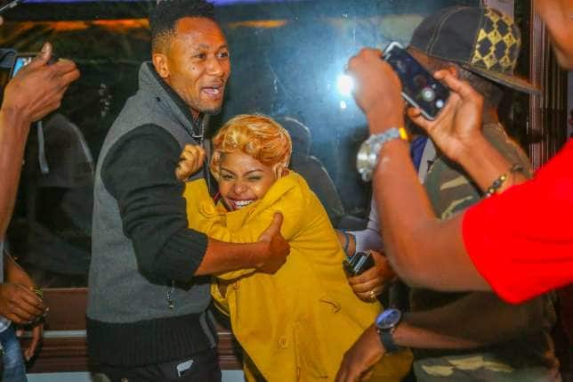 Dj Mo and Size 8 publicly kiss for the first time but this is why Kenyans on social media could not handle it!