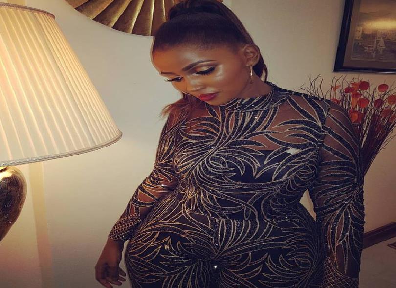 Keroche heiress Anerlisa Muigai flaunts her marvelous curves in figure-hugging jumpsuit (Photos+Video)