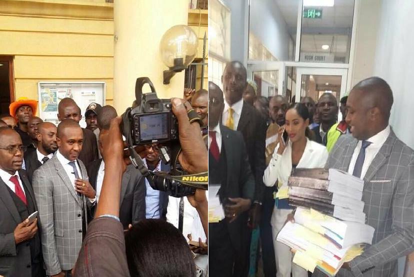 Boniface Mwangi expresses his joy as Steve Mbogo finally challenges Jaguar’s win in court (Photos)