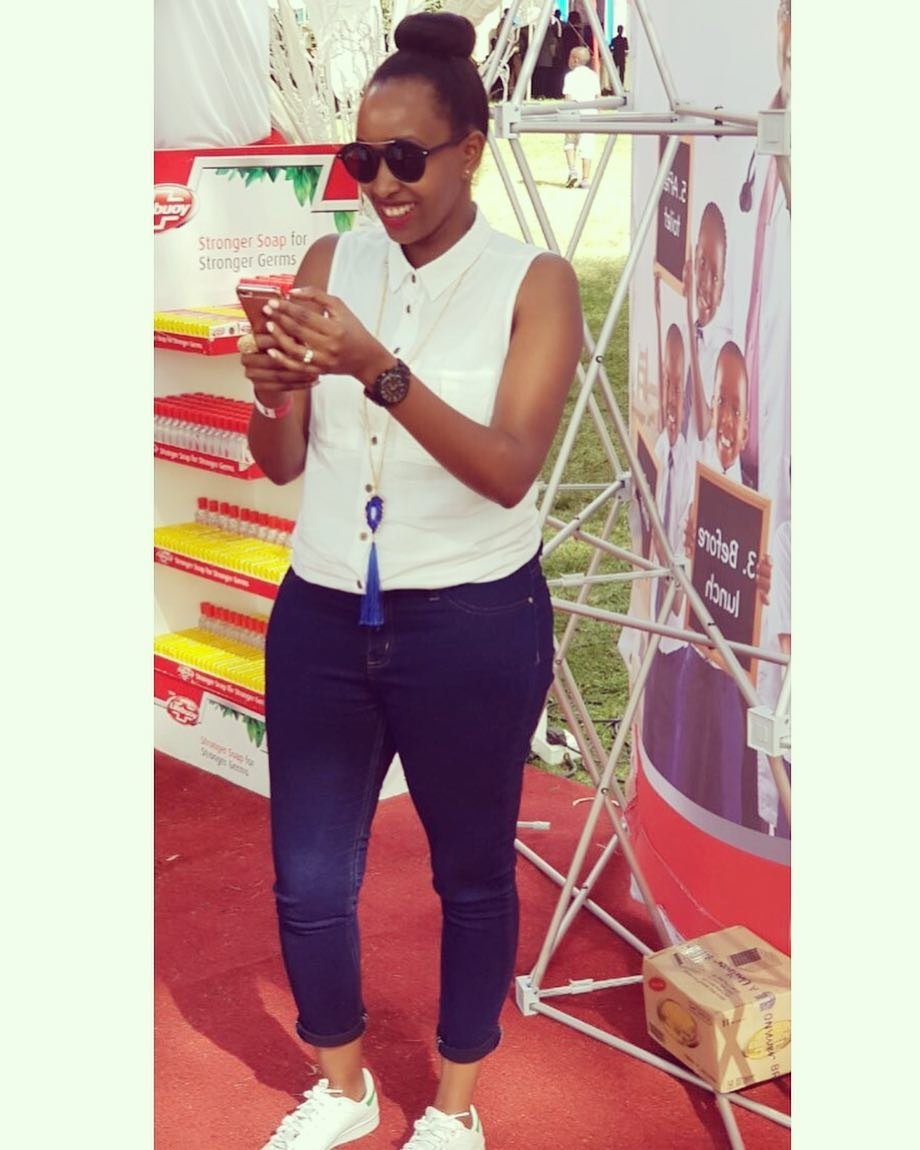 Janet Mbugua's curvy body