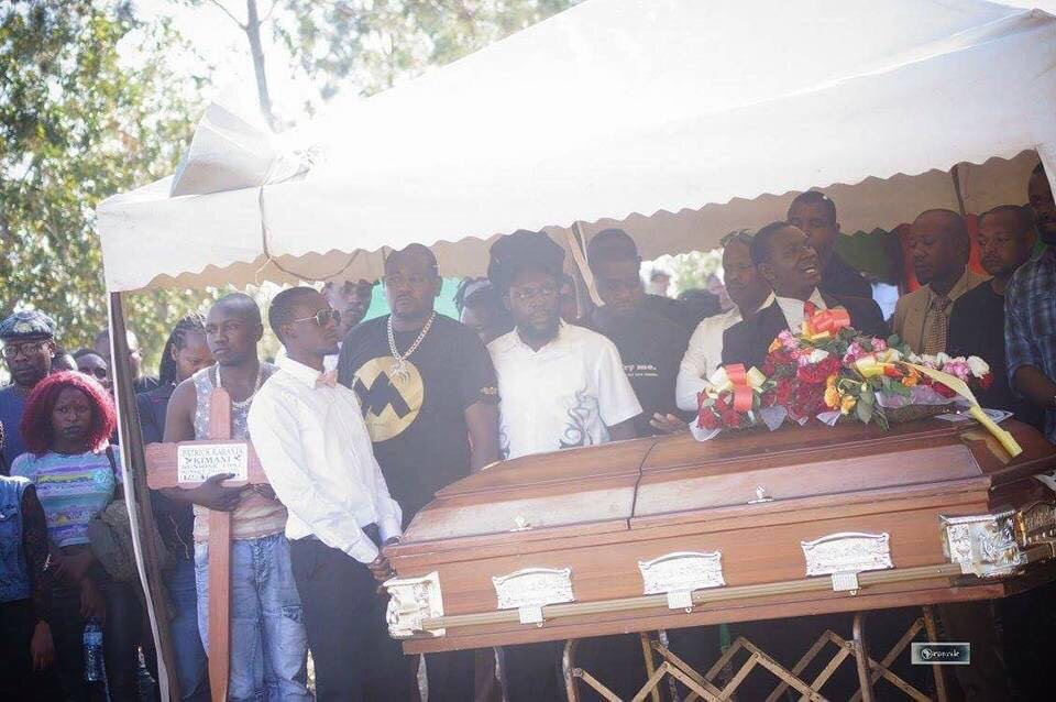 The late MC Patoka's funeral