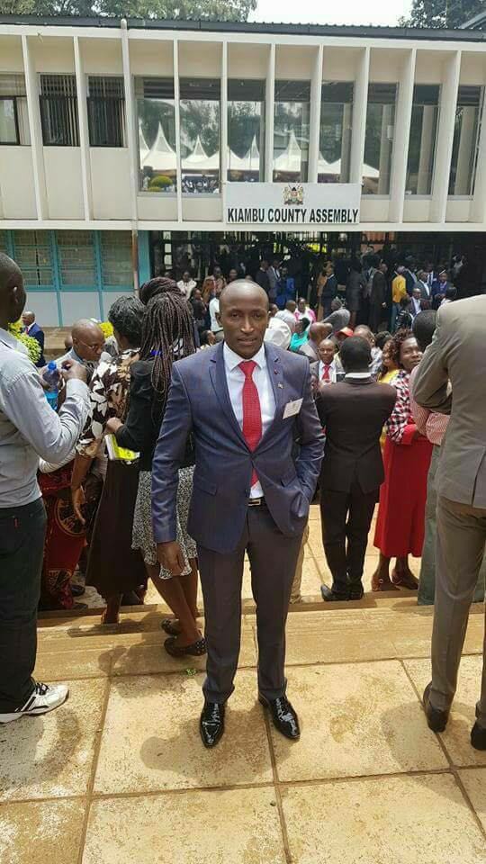 Kiambu Chief and Biashara ward MCA Elijah Njoroge