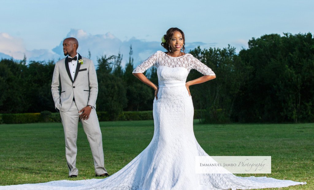 Janet Mbugua reveals the main reason she did not wear a bra on her wedding day