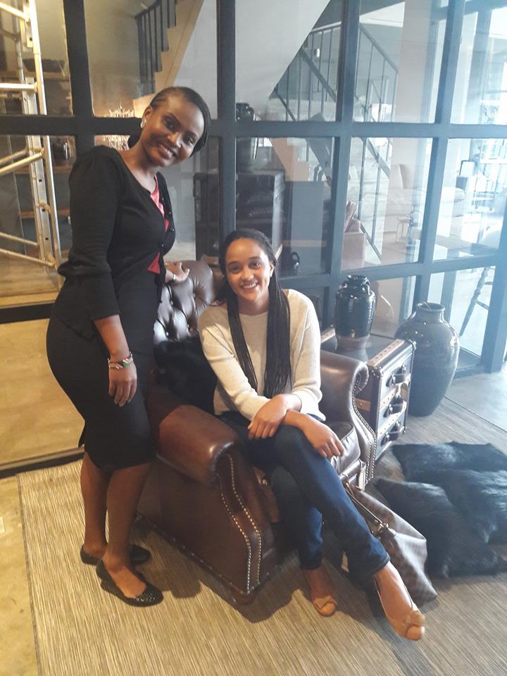 First daughter, Ngina Kenyatta with friend