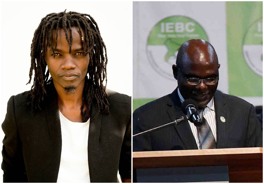 Juliani takes a swipe at IEBC chairman Wafula Chebukati in a new song