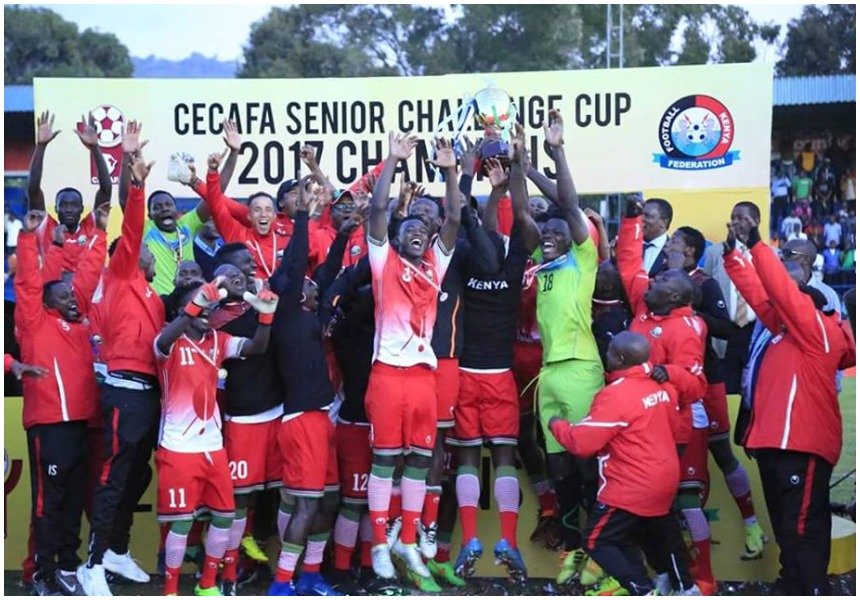 Harambee Stars players smile all the way to the bank after winning Cecafa. This is how much they pocketed