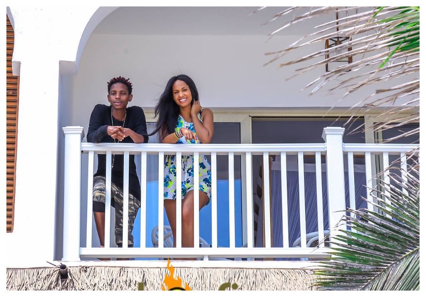 Eric Omondi reveals how he ended up erecting huge billboard at JKIA with his girlfriend’s photo