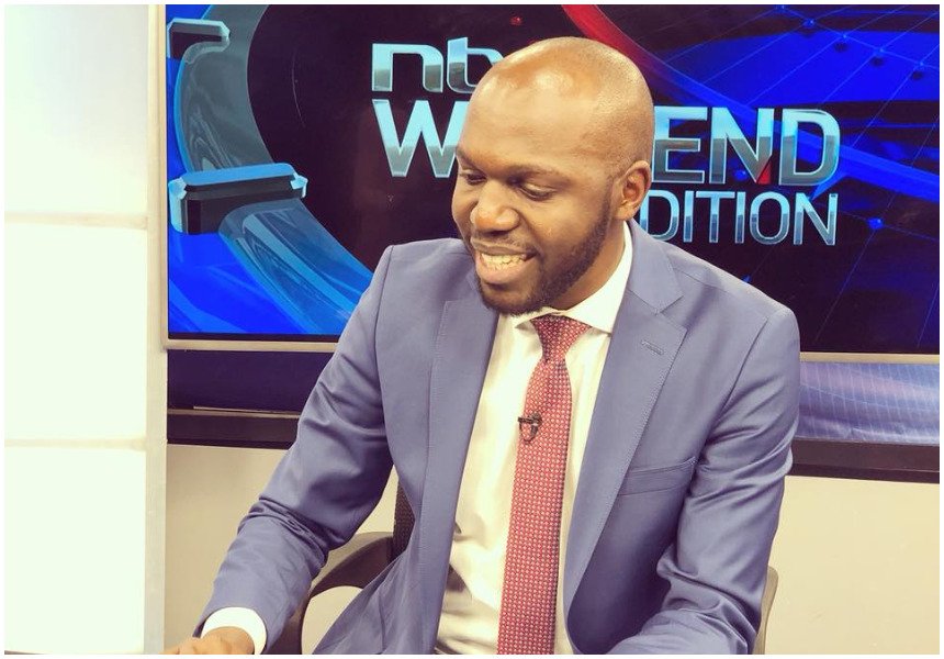 After doing an interview in underwear, Larry Madowo now forced to borrow shirt after BBC came calling