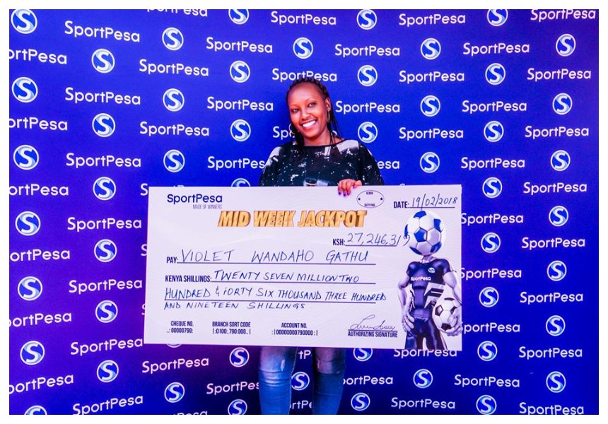 Nakuru eye candy wins Kes 27 million SportPesa jackpot