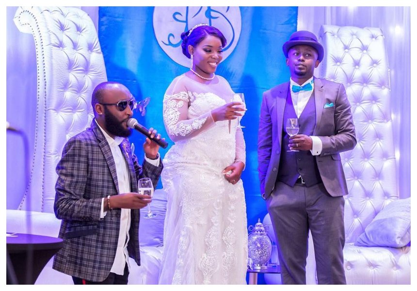 Risper Faith finally weds her sweetheart Brian Muiruri in a colorful wedding (Photos)