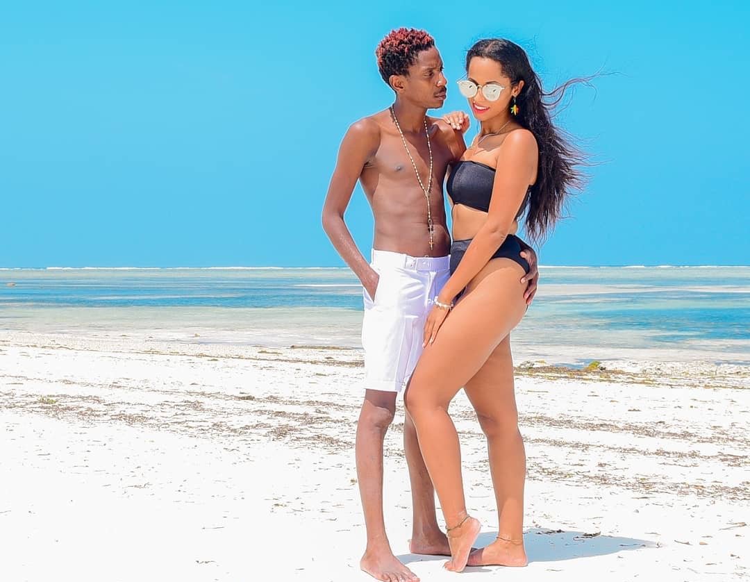 Eric Omondi spends birthday weekend in Zanzibar with his Italian girlfriend (Photos)