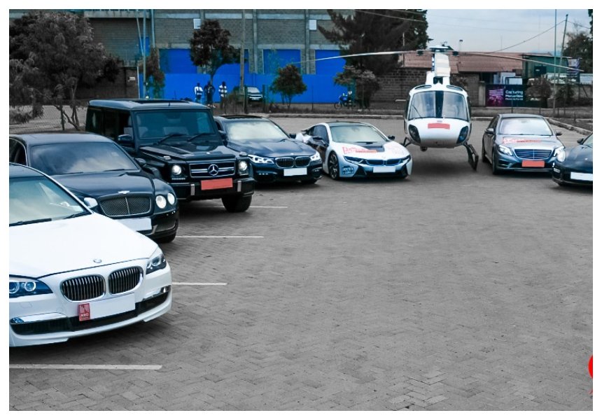 Event organizers line up 1 chopper, Bentley, Porsche, Range Rover as part of Rick Ross’ convoy (Photos)