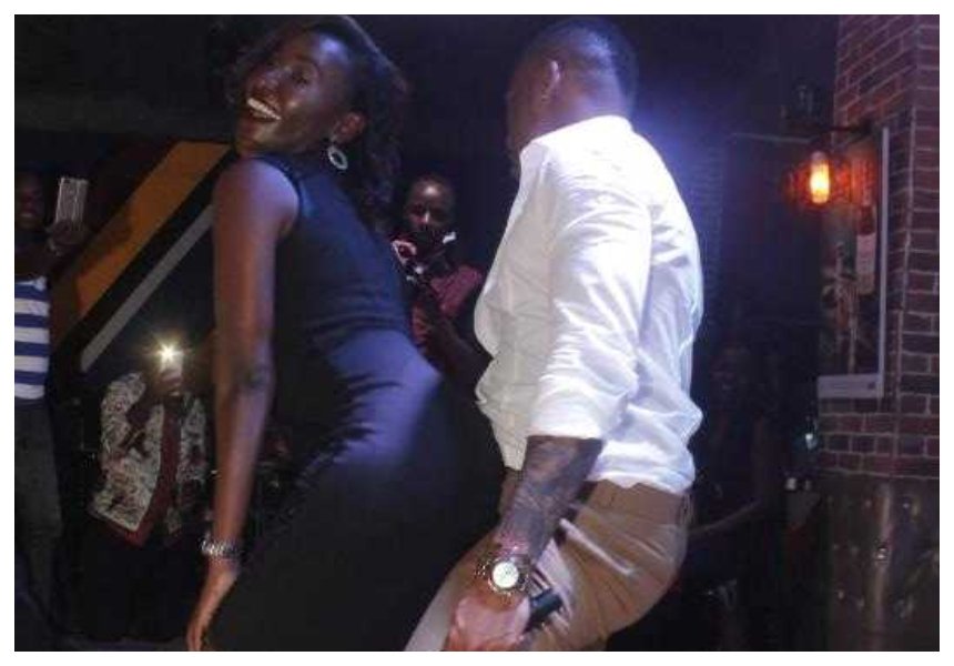 Vera come see this! Otile Brown daggers a woman so hard at High Club (Photos)