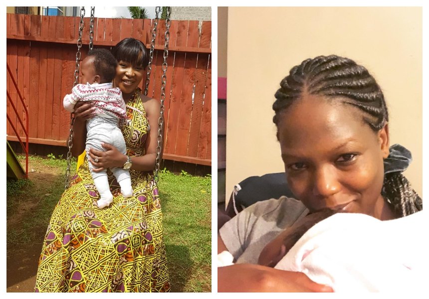 Terryanne Chebet  and Janet Mbugua’s sister-in-law unveil their babies’ faces (Photos)