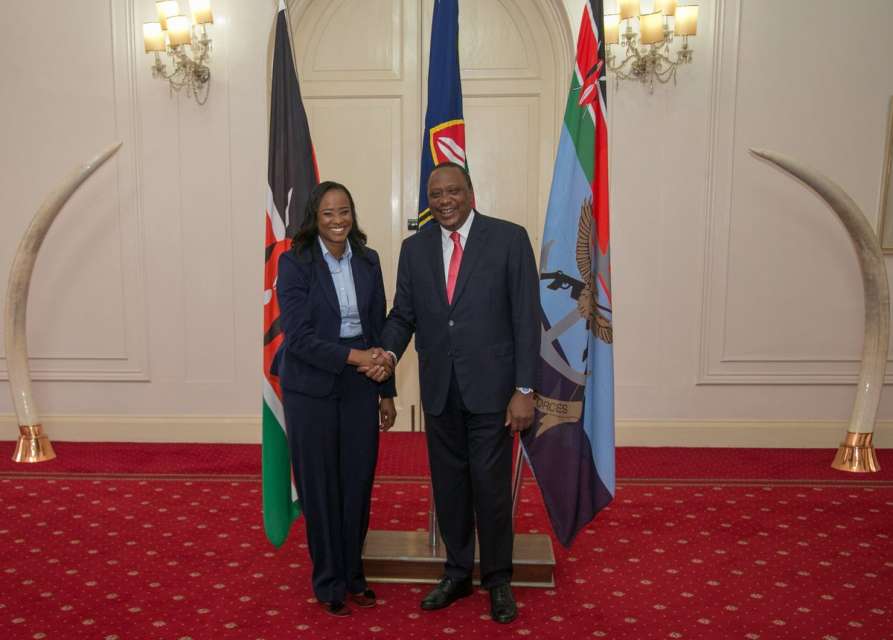 The message Uhuru Kenyatta had for Kanze Dena after her first day at work 