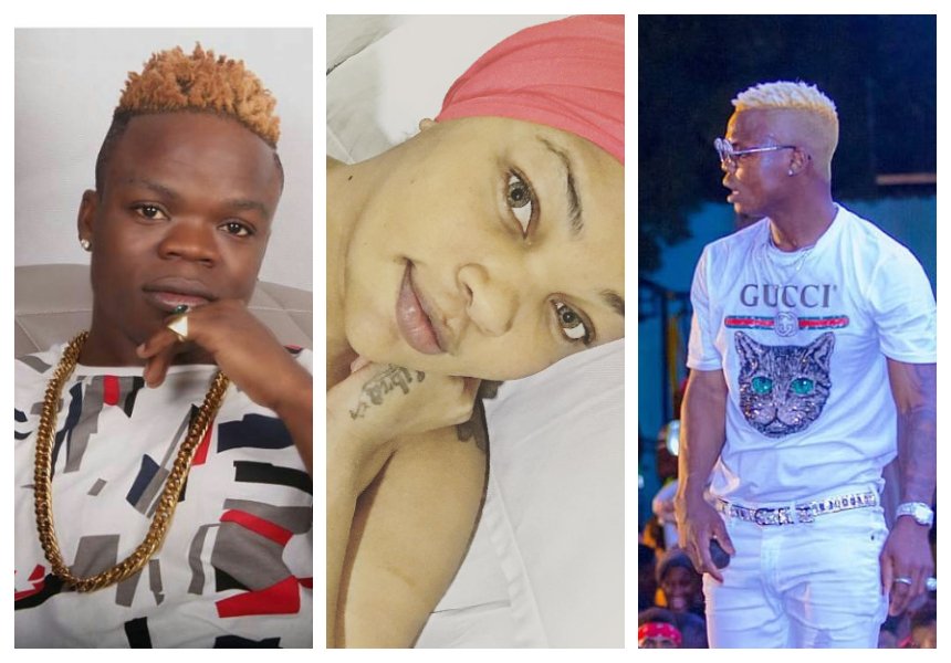 Harmonize’s ‘twin brother’ Harmorapa tattoos Wema Sepetu’s name on his neck  