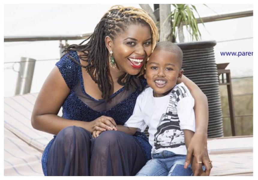 “The day doctor told me I was pregnant I was shocked, I laughed” Mwende Macharia narrates her story as she celebrates son’s birthday