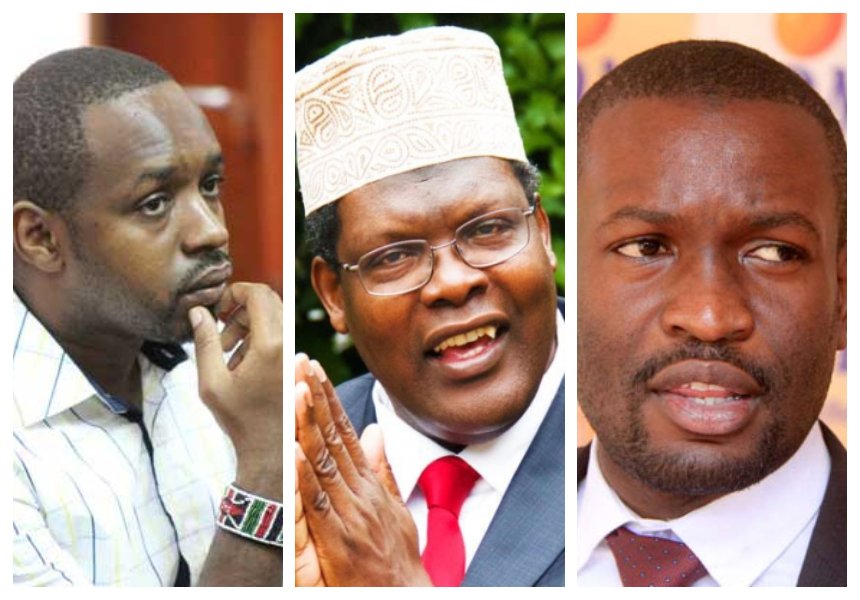 Boniface Mwangi comes out to advise Miguna Miguna after he loses Twitter war to Edwin Sifuna