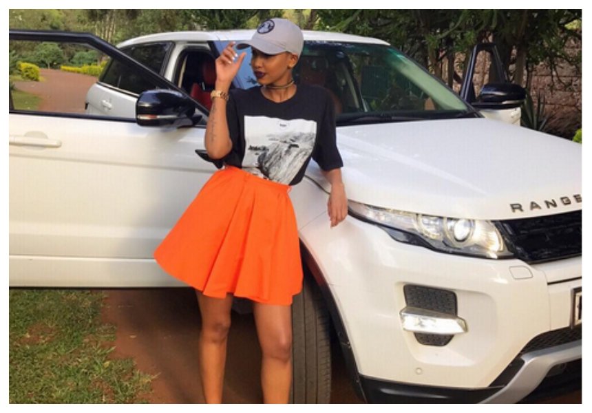 4 SUVs for a girl! Huddah Monroe shows off her insane car collection (Photos)