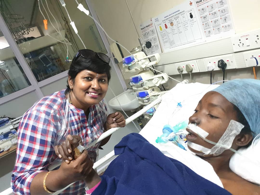 Bongo singer sent to India by Diamond on a Kes 2.2 million sponsorship successfully undergoes heart surgery (Photos)