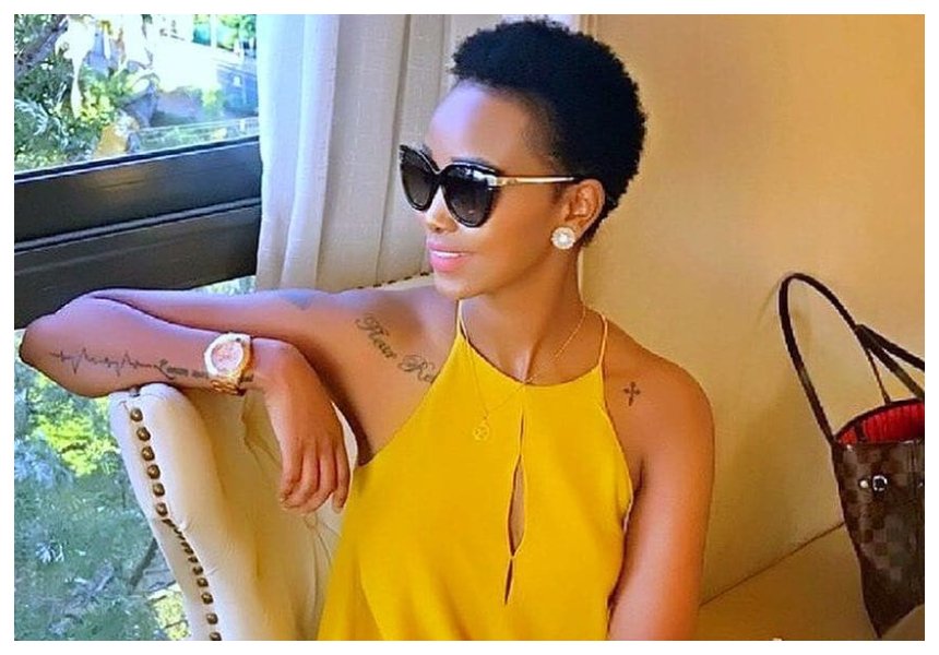 Is this the famous footballer calling Huddah names for allegedly sleeping with other players? 