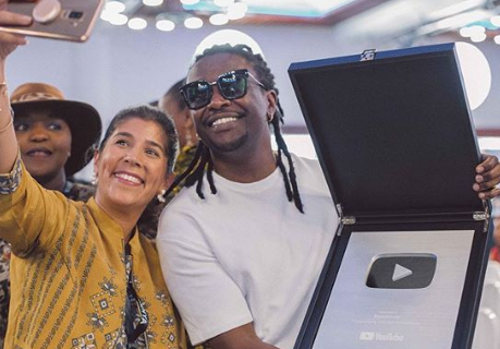 Nyashisnki, Njugush honoured by YouTube for amassing followers 