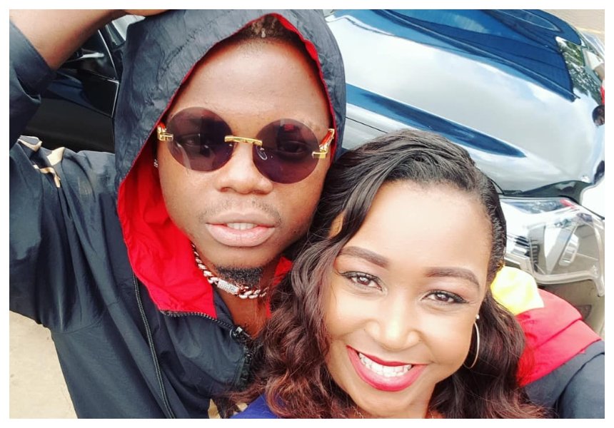 “Siogopi Sarah” Betty Kyallo declares as she flirts with Harmonize (Photos)