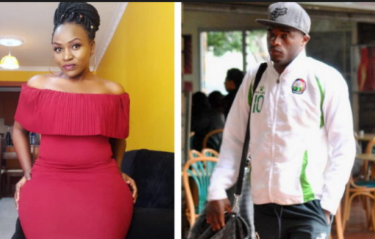 Did Dennis Oliech just dump his K24 TV girlfriend Paula Mumia after landing KSh 3 million deal?(screenshots) 